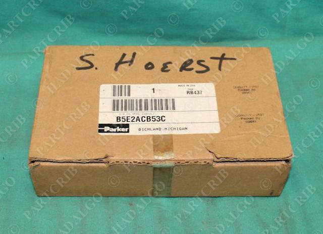 Parker B5E2ACB53C 3/8 Pnuematic Valve SS 2POS 120V 150psi Max NEW