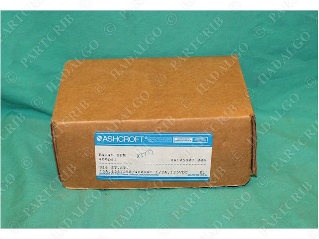 Ashcroft B424S XFM Pressure Switch Sensor 400psi stainless SS 316ss 316 NEW