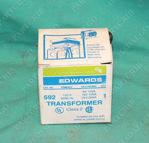 Edwards 592 Transformer 120V 50/60Hz NEW