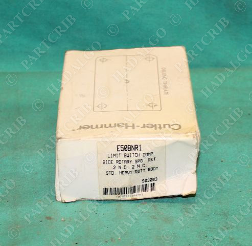Cutler Hammer E50BNR1 Limit Switch 2NO 2NC E50SBN 120V NEW