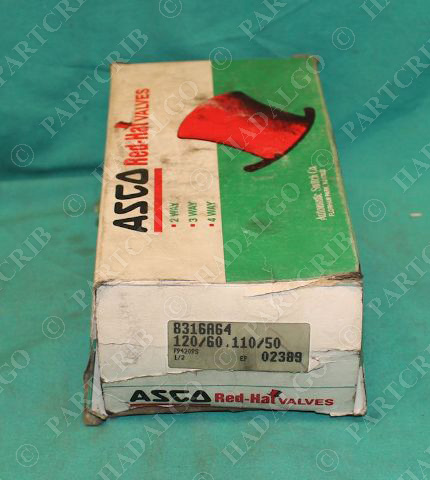 Asco Red-Hat 8316A64  Solenoid Valve 02389 314491 NEW