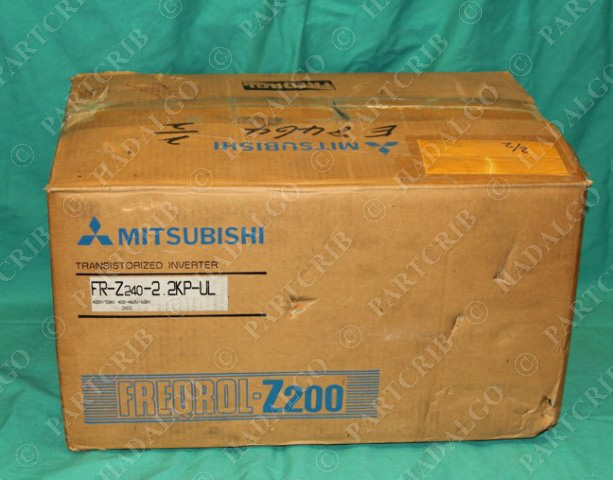 Mitsubishi FR-Z-240-2.2KP-UL Drive Freqrol PU01E 3hp