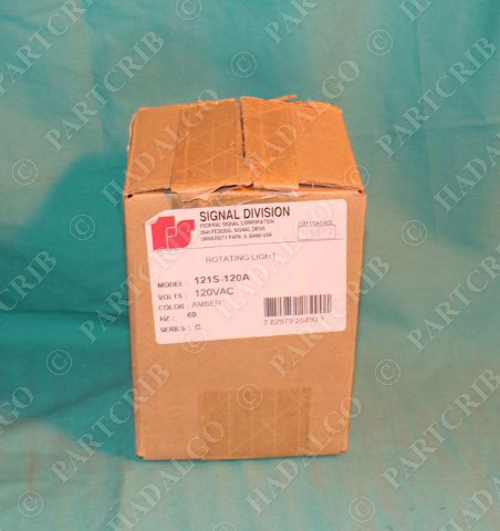 Federal Signal 121S-120A Rotating Warning Light Beacon Stacklight Ser.C NEW