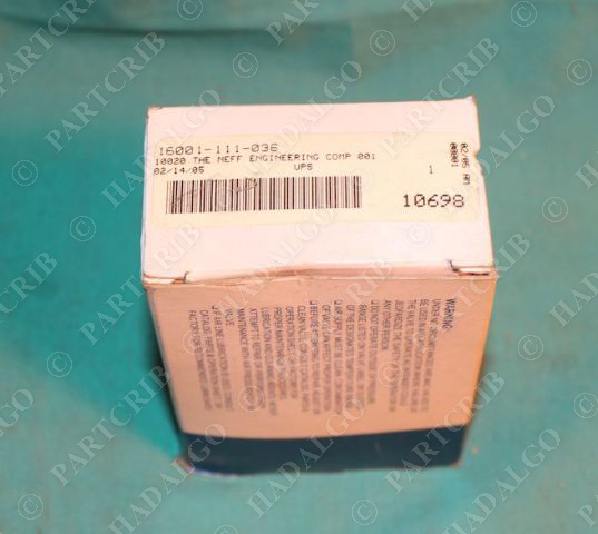 Mac 16001-111-036 Solenoid Valve Pneumatic  Push Button Operated Mushroom Switch