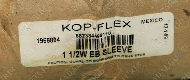 Emerson KOP-FLEX 1966894 1 1/2W EB Sleeve Coupling  662384498110 NEW
