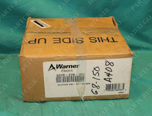 Warner Electric 5370-270-015 Clutch Module EM-50-10 90V NEW
