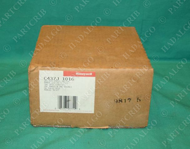 Honeywell C437J-1016 Gas/Air Pressure Switch 01/2-5psig NEW
