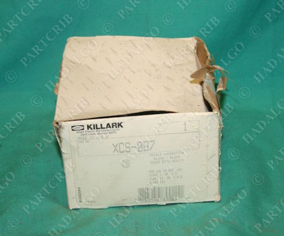 Hubbell Killark XCS-0B7 Double Pushbutton Cover Assembly for Hazardous Location