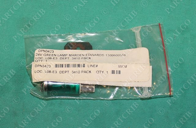 Edwards 24V Green Lamp DPN3423 NEW