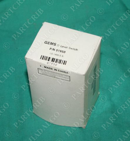GEMS 01950 Level Switch GEMS LS-1950 S.S. 120-240VAC NEW