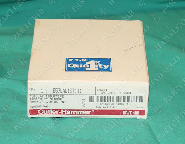 Cutler Hammer E57LAL18T111 Tubular Inductive Proximity Sensor Switch NEW