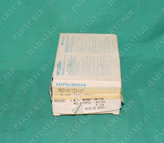 Mitsubishi MSO-N11CX-KP Motor Starter Contactor Relay Overload 120VAC 0.12A NEW