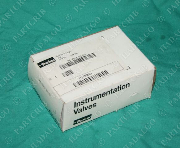 Parker 8A-V8LK-SS-GR Miniature Needle Valve 316 TD03 NEW