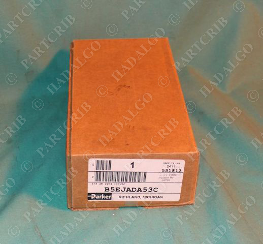 Parker B5EJADA53C Solenoid Valve 150psi NEW