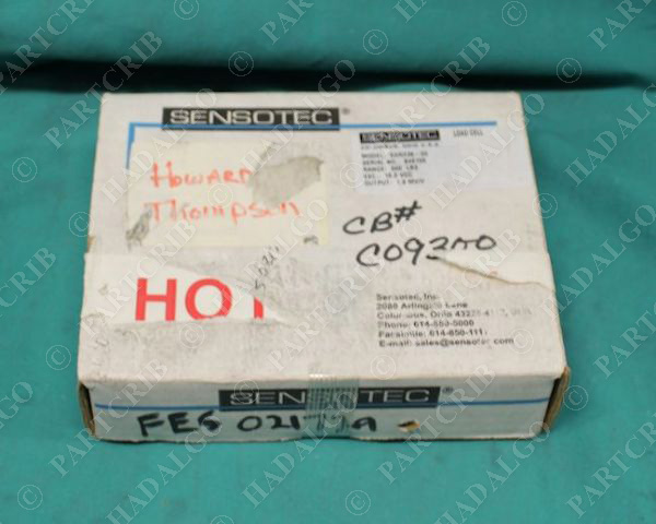 Sensotec 53/0238-05 Load Cell w/Calibration Cert 500lb Honywell NEW