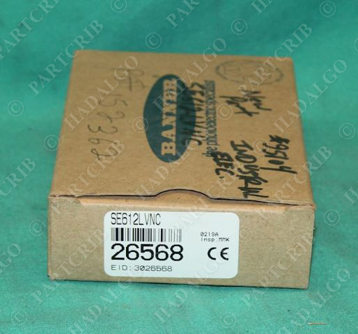 Banner SE612LVNC ECONO-BEAM 26568 Photoelectric Sensor Switch Scanner NEW