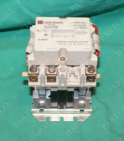 Cutler-Hammer A202K1CAM AC Lighting Contactor 30Amps 6710C54G28 NEW