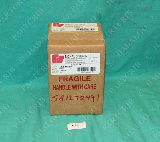 Federal Signal LSL-024G Stack Light Module 24VDC Green Series A3 Beacon NEW
