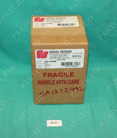 Federal Signal LSL-024A Stack Light Module Amber 24VDC Series A3 NEW