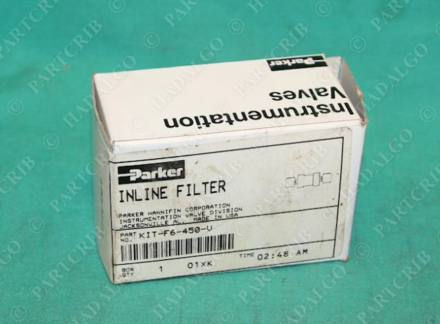 Parker KIT-F6-450-V Inline Filter KITF6450V Instrumentation Rev 10/97