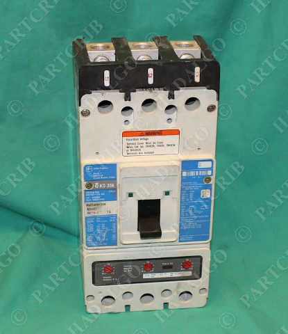 Cutler-Hammer KD3400Y Industrial Circuit Breaker 400A 600VAC 250VDC Eaton
