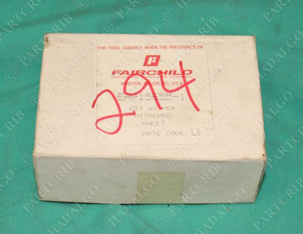 Fairchild EA-15655-1 Air Volume Booster Repair Kit Model 20 Rebuild NEW