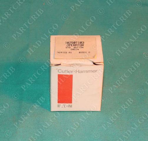 Cutler-Hammer 10250T103 Flush Push Button Green Ser.A1 NEW