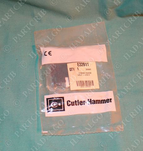 Cutler-Hammer E22B11 Contact Block Push Button 2NC 2NO NEW