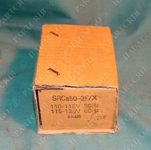 Fuji Electric SRCa50-3F/X Auxiliary Relay Contactor 115-120v NEW