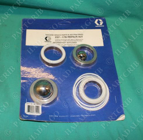 Graco 237-178 Dura-Flo Leather Packings w/ Teflon NEW