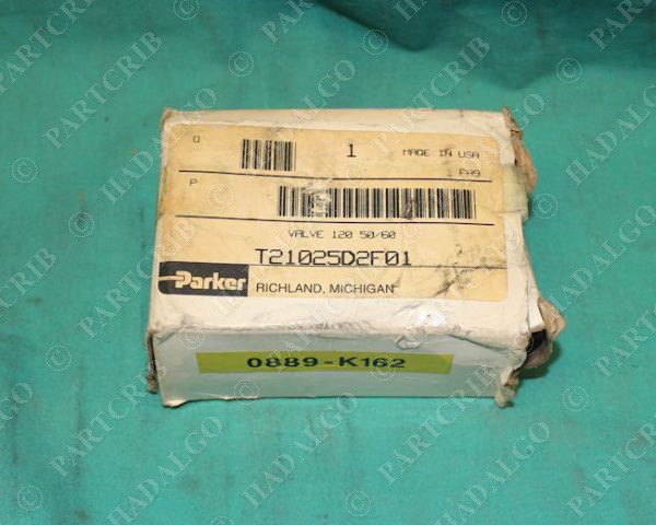 Parker,  T21025D2F01, Pneumatic Solenoid Valve 120V 150psig 7.2Watts NEW