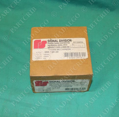 Federal Signal 350-120-30 Vibratone Horn Alarm Buzzer 120V Ser.B1 NEW