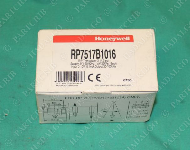 Honeywell RP7517B1016 E/P Transducer NEW