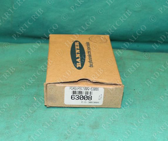 Banner, PD45VP6C100Q, Convergent Laser Sensor 63008 NEW