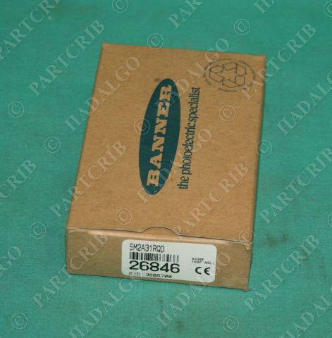 Banner, SM2A31RQD, Maxi-Beam Photoelectric Sensor 26846 NEW