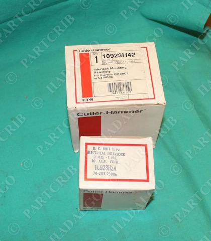 Cutler-Hammer, 10923H3A, Electrical Interlock 10923H42 NEW