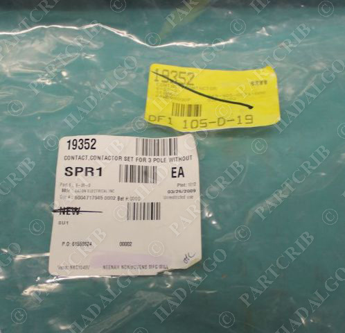 Eaton, 6-26-2, Cutler Hammer Size 4 Contactor Set 3-Pole NEW