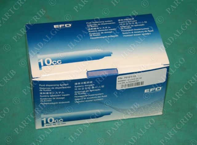 EFD 7012112 Syringe Barrel 10CC Cl 30 Clear Box of 29 NEW