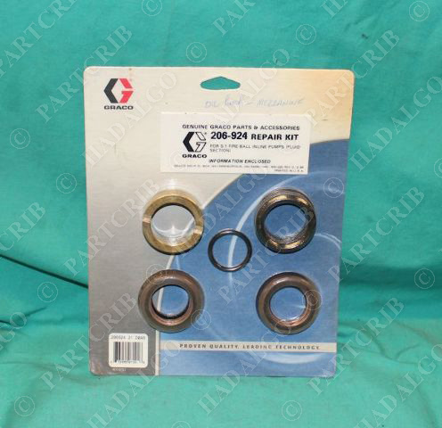 Graco, 206-924, 206924, Repair Kit for 5:1 Fire-Ball Inline Pump Rebuild NEW