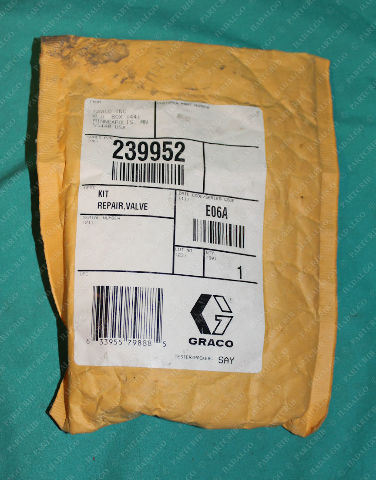 Graco, 239952, 239-952 Air Valve Repair Kit Husky Diaphragm Pump 307