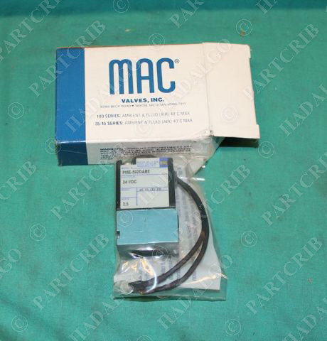 Mac, PME-592DABE,  Solenoid Valve 24VDC 25-150psi NEW