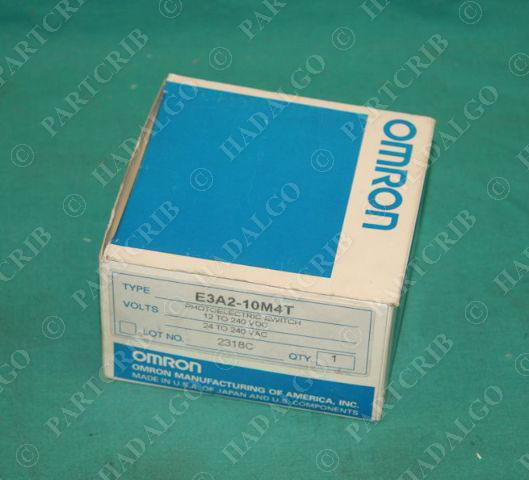 Omron, E3A2-10M4T, Photoelectric Switch Sensor 12-240VDC 10L 10DMAT NEW