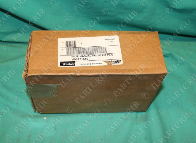 Parker, M06221840, Manual Valve Pneumatic Foot Pedal Operator 3W2P 225psig NEW