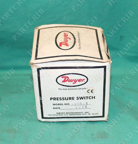 Dwyer, 1823-5, Differential Pressure Switch Sensor 10psi NEW