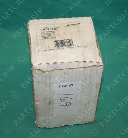 Honeywell, C645A 1030, Gas/Air Pressure Switch NEW