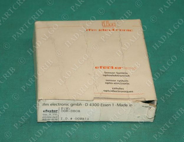 IFM, OG0011, Efector OGR-DBOA Photoelectric Sensor Switch 0G0011 NEW