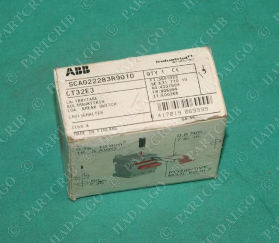 ABB, OT32E3, Load Break Disconnect Switch SCA022283R9010 NEW