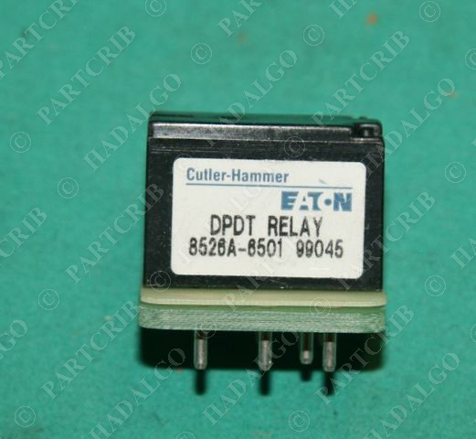 Cutler-Hammer, 8526A-6501, Output DPDT Relay Eaton NEW