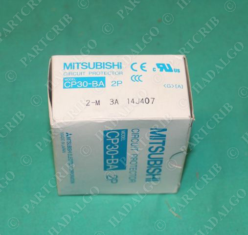 Mitsubishi, CP30-BA, Circuit Protector 2-Pole 3A 3 Amp NEW
