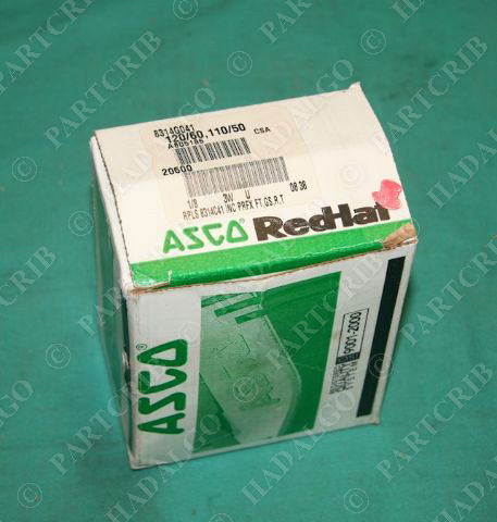 Asco, 8314G041, Red Hat Solenoid Valve 160psi NEW